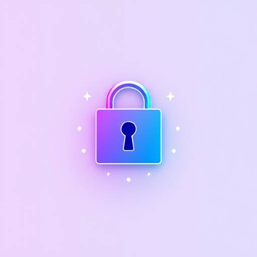A lock icon representing privacy and security