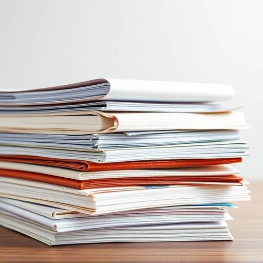 Stack of legal documents representing terms and conditions